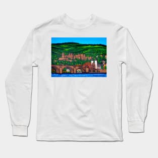 Heidelberg Castle and Old Bridge Long Sleeve T-Shirt